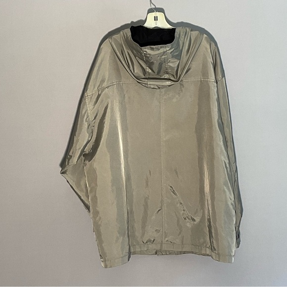 Calvin Klein Jeans Men’s XL Hooded, Full Zip, M. Anorak Gray Jacket - Picture 15 of 16